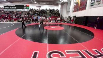 165 lbs Champ. Round 1 - Muna Olawale, Lutheran vs Ezekio Samora, Central-GJ