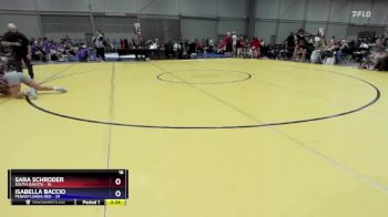 115 lbs Placement Matches (16 Team) - Sara Schroder, South Dakota vs Isabella Baccio, Pennsylvania Red