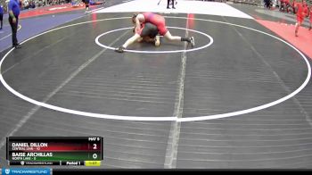 184 lbs Round 2 (4 Team) - Daniel Dillon, Central Linn vs Baise Archillas, North Lake