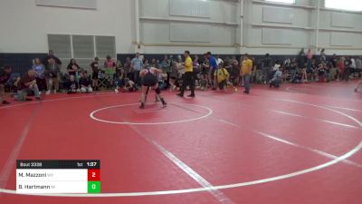 119-124.8 lbs Semifinal - Madelyn Mazzoni, WV vs Bria Hartmann, WI