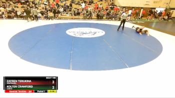 141 lbs Champ. Round 2 - Zayren Terukina, Wartburg vs Kolten Crawford, Loras