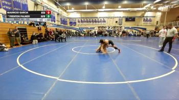 132 lbs Champ. Round 2 - Mauricio Garcia, Mt Diablo vs Trenton Palmer, Hayward