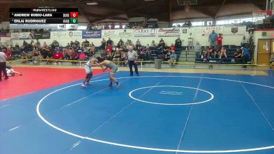 192 lbs 3rd Place Match - Andrew Rubio-Lara, Salpointe Catholic High School vs Enlai Rodriguez, American Leadership Academy - QC