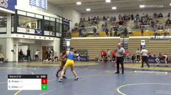 141 lbs Round Of 16 - Briar Priest, Pittsburgh vs Casey Wiles, Kent State