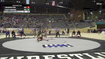 157 lbs Cons. Round 3 - Riley Sanford, Spencer County vs Branson Fain, Harrison County