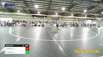 61 lbs Round Of 16 - Juliette Rosas 2, OKC Saints Wrestling vs Blair Halsted, Sebolt Wrestling Academy