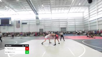 190 lbs Round Of 16 - Carter Percival, Davis High School vs Malahkai Berry, Team Jukes
