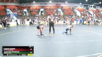 76 lbs Semifinal - Logan Dodge, Michigan Premier vs Quinton Franklin, Edwardsburg