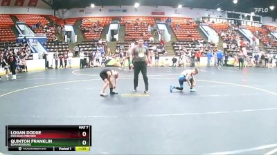 76 lbs Semifinal - Logan Dodge, Michigan Premier vs Quinton Franklin, Edwardsburg