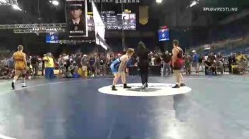 220 lbs Consi Of 32 #2 - Landon Newlin, Oklahoma vs Deylin Miller, Wyoming