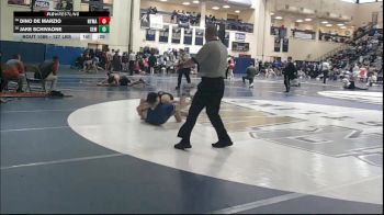 127 lbs Consi Of 16 #1 - Dino De Marzio, New York Military Academy vs Jake Schivaone, Wyoming Seminary