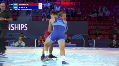 77 kg 1/8 Final - Dmytro Pyshkov, Ukraine vs Roman Vlasov, Russian Wrestling Federation