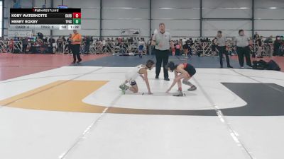 64 lbs Round 4 - 1:30pm Friday - Koby Waterkotte, Cali Red vs Henry Roxby, PA Silver