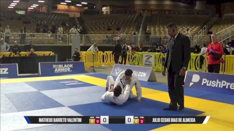 Julio Cesar Dias De Almeida vs Matheus Barreto Valentim 2025 Pan Jiu Jitsu IBJJF Championship
