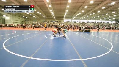 113 lbs Round Of 16 - Cameron Hayden, NC vs Tanner Tran, TN