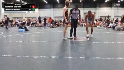 144 lbs Round 2 (6 Team) - Christian Sarvia, MF Army vs Jonathan Arehart, Funky Bunch