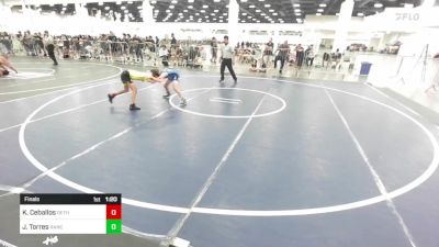 70 lbs Final - Kannon Ceballos, Dethrone WC vs James Torres, Rancho Bernardo WC