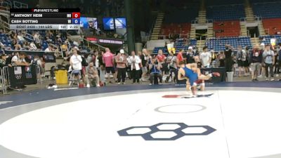 144 lbs Cons. Sub-rd Of 32 - Anthony Heim, Minnesota vs Cash Botting, Wisconsin