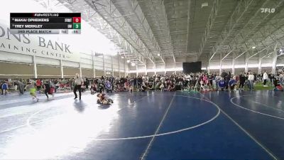 69 lbs 3rd Place Match - Trey Merkley, Uintah Wrestling vs Makai Opheikens, Fremont Wrestling Club