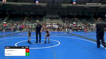 55 lbs Consolation - Jack Anderes, Honey Badger WC vs Waylan Hill, Standfast