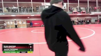 182 lbs Champ. Round 1 - Justin Castagno, Jackson High School vs Elias Gneiting, Shelley High School