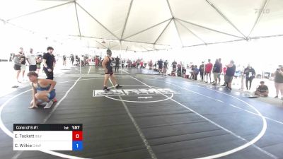 190 kg Consi Of 8 #1 - Ezekiel Tackett, Silverback WC vs Connor Wilkie, Chaparral HS