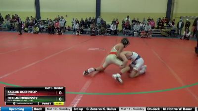 90 lbs Cons. Round 3 - Kallan Koehntop, MAHACA vs Deklan Morrissey, Outlaw Wrestling Club