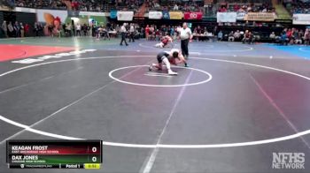 135 lbs Cons. Round 2 - Keagan Frost, East Anchorage High School vs DAX JONES, Chugiak High School