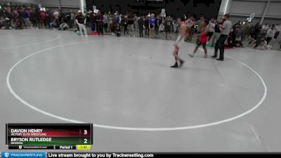 106 lbs Semifinal - Bryson Rutledge, Georgia vs Davion Henry, Victory Elite Wrestling