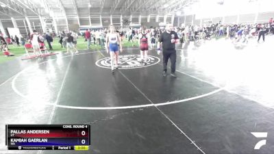 120 lbs Cons. Round 4 - Pallas Andersen, UT vs Kamiah Gaerlan, WA