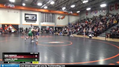 BN-12 lbs Quarterfinal - Logan Eilers, Junior Cougars vs Ben Merrick, North Liberty Wrestling Club