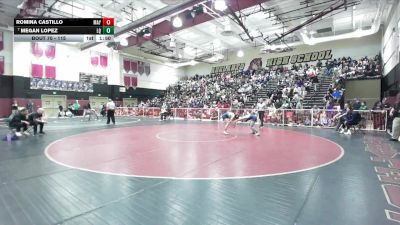 115 lbs Champ. Round 2 - Megan Lopez, La Quinta/La Quinta vs Romina Castillo, Mayfair