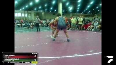 215 lbs Round 2 (6 Team) - Asa Adams, PWC vs David Mercado, Buccinoles