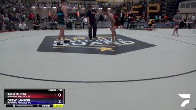 190 lbs Cons. Round 2 - Troy Kupka, Immortal Athletics WC vs Drew Lansing, Immortal Athletics WC