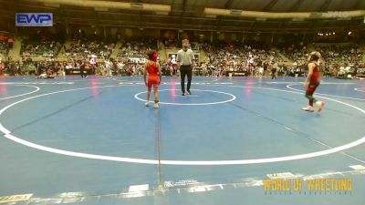 49 lbs Round Of 16 - Huntlee Holbrook, Simmons Academy Of Wrestling vs Kai Arroliga, The Glasgow Wrestling Academy