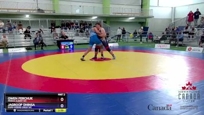 125kg Round 1 - Owen Ferchuk, Prince Albert WC vs Jagroop Dhinsa, Guru Gobind Singh WC