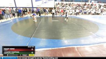 125 lbs Champ. Round 2 - Kolby Heinz, Loras vs Cooper Chapman, Wheaton College