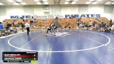 157 lbs Quarters & 1st Wb (16 Team) - Islam Abdullaeu, Sierra College vs Demarcus Turner, Modesto Junior College