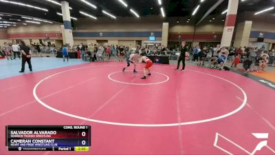 138 lbs Cons. Round 1 - Salvador Alvarado, Warrior Trained Wrestling vs Cameran Constant, Heart And Pride Wrestling Club