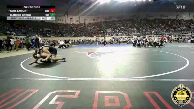 B6A-215 lbs Cons. Round 1 - Kole Lamont, Broken Arrow vs Maddox Gregg, Edmond North