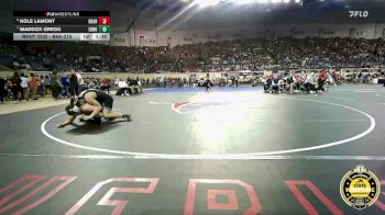 B6A-215 lbs Cons. Round 1 - Kole Lamont, Broken Arrow vs Maddox Gregg, Edmond North