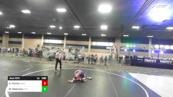 101 lbs Semifinal - Audrey Flores, Warriors Of Christ vs Madelyn Medrano, Springdale Elite