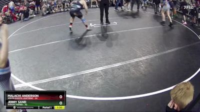 160 lbs Round 3 (6 Team) - Jerry Sand, Kansas Mamba vs Malachi Anderson, South Dakota Lightning