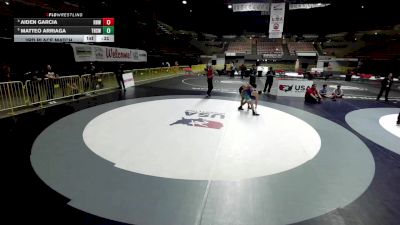 106 lbs 3rd Place Match - Matteo Arriaga, Tokay High School Wrestling vs Aiden Garcia, Rough House Wrestling
