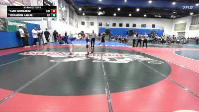 150 Boys Cons. Round 4 - Brandon Kamali, Eastlake vs Liam Gonzalez, Ramona