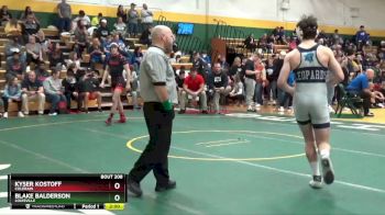 165 lbs Champ. Round 2 - Kyser Kostoff, COLERAIN vs Blake Balderson, LOUISVILLE