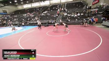 160 lbs Cons. Round 4 - Wyatt Mickelson, Westlake Wrestling Club vs Nolan Wickes, Wasatch High School