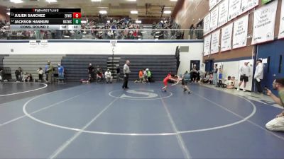 62 lbs Cons. Round 2 - Jackson Hannum, Brothers Of Steel Wrestling Club vs Julien Sanchez, 208 Badgers Wrestling Club