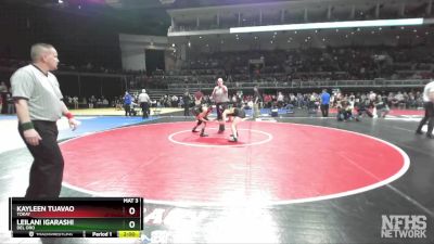 145 lbs Semifinal - Leilani Igarashi, Del Oro vs Kayleen Tuavao, Tokay