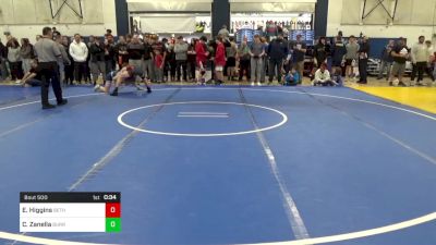 145 lbs Consy 2 - Ethan Higgins, Bethel Park vs Calio Zanella, Burrell
